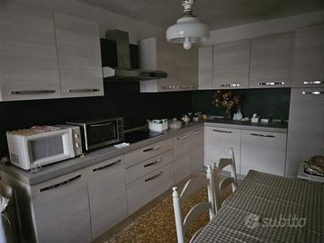 Cucina con piano a induzione