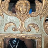 Specchio barocco vintage con putti – dorato 60x25