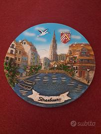 Souvenir città di Strasburgo, con rilievi 