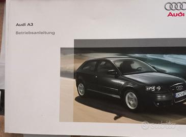 Libretto uso e manutenzione Audi A3 8p