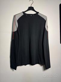 Maglia a Manica Lunga Bob Shool grigio e nero 