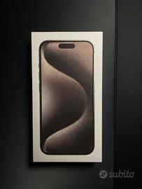 iPhone 15 Pro 256gb NUOVO SIGILLATO