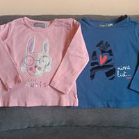 2 magliette a manica lunga neonata 9 mesi, Canada 