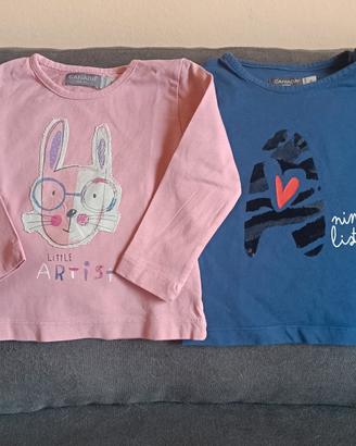 2 magliette a manica lunga neonata 9 mesi, Canada 