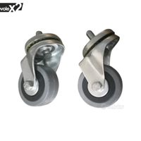 2x Rotelle ruota girevole carrelli mobili banchi