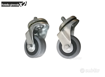 2x Rotelle ruota girevole carrelli mobili banchi