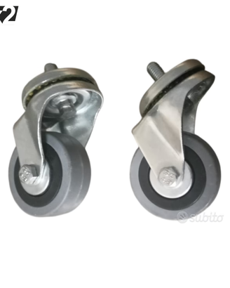 2x Rotelle ruota girevole carrelli mobili banchi