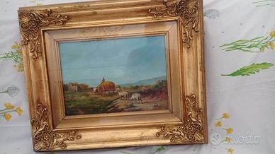dipinto olio su tela 
