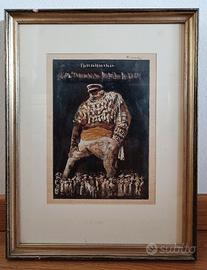 Salvatore Fiume - tecnica mista (circa 1970-75)