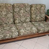 Divano Legno, 3 Posti