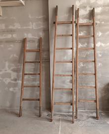 scale a pioli antiche in legno