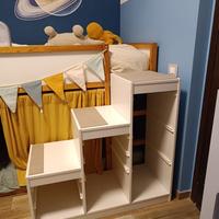 Scala contenitore con cestelli