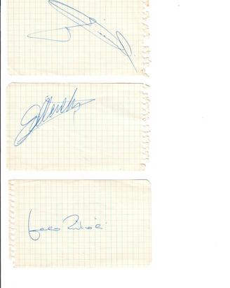 Autografi Gimondi Merckx Zilioli