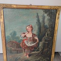olio su tela italia XVIII secolo.