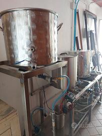 impianto produzione birra artigianale 60L