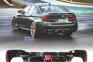 DIFFUSORE BMW G30 G31 LOOK M5 CS NERO LUCIDO