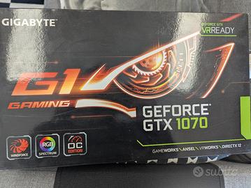 GeForce 1070 8 GB - Gigabyte 