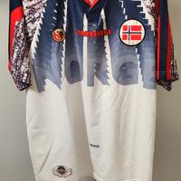 maglia Norvegia trasferta mondiali 1998