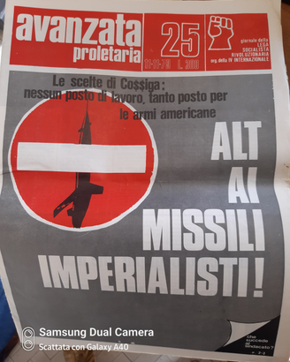 Vecchie riviste Avanzata proletaria 1979