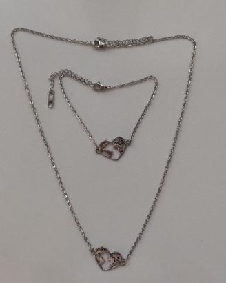 Collana+Braccialetto “Mondo” abbinati Hand Made