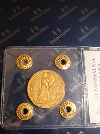 20 lire aratrice 1912 in oro (rara alto valore)