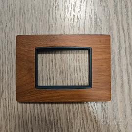 Placca in legno Vimar Eikon 20653.34 Teak Burma