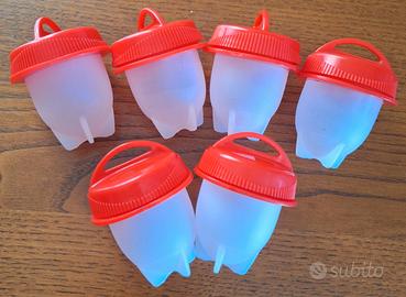 6 cuoci uova in silicone