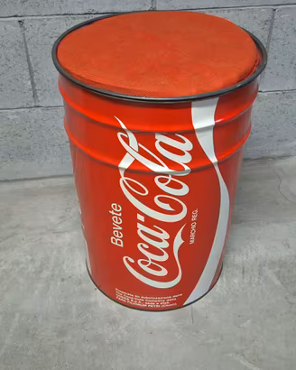 Bidone Coca Cola originale anni '80.
