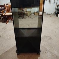 Mobiletto legno/vetro