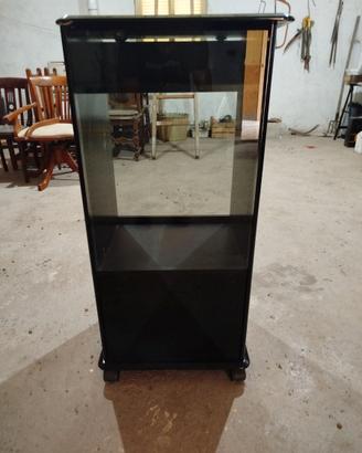 Mobiletto legno/vetro