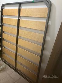 Rete letto matrimoniale ortopedica come nuova