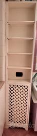 Copri termosifone in legno bianco