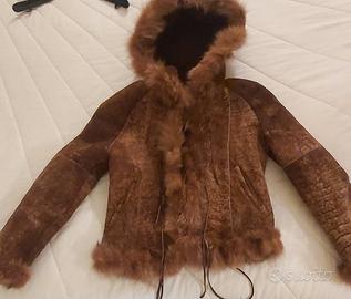 giacca montone  vintage Shearling made in Italy 