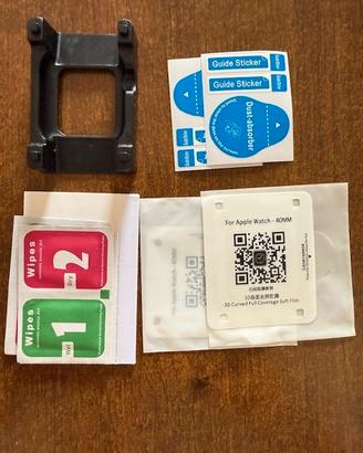 Protezione vetro Apple watch 40 e 42 mm
