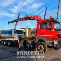 MAN TGS 35.360 €6 8x4 4 ASSI PIANALE / CARRELLONE 