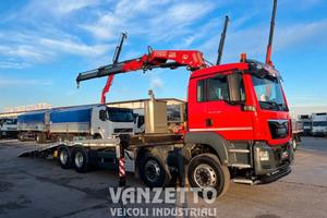 MAN TGS 35.360 €6 8x4 4 ASSI PIANALE / CARRELLONE 