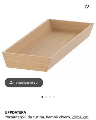 Coppia Portaposate in bambù Ikea