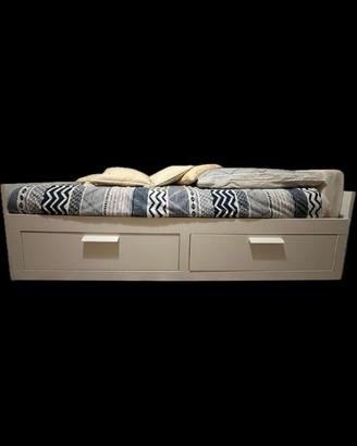 Letto singolo estraibile ikea con cassetti