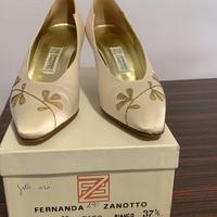 Scarpe sposa in raso Fernanda Zanotto