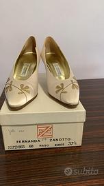 Scarpe sposa in raso Fernanda Zanotto