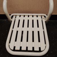 Sedile per anziani ribaltabile per doccia