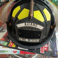 Elmetto Vigili del Fuoco Americani  USAF Aviano