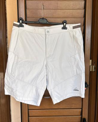 Pantaloncino bermuda Adidas grigio vintage uomo L