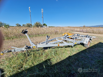Carrello gommone barca