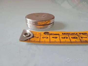 Portapillole Vintage Ovale OLRI Silver Plated -
