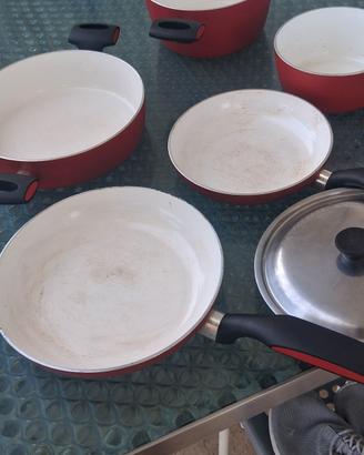 set 5 pentole teflon