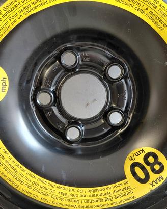 Ruotino di scorta Dunlop 5 fori 185 60 r 15