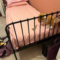 Letto ikea allungabile nero