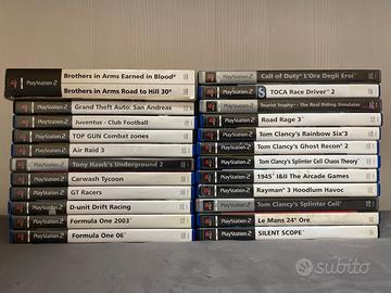 Lotto 24 Giochi PS2-GTA San Andreas, Rayman 3 ecc