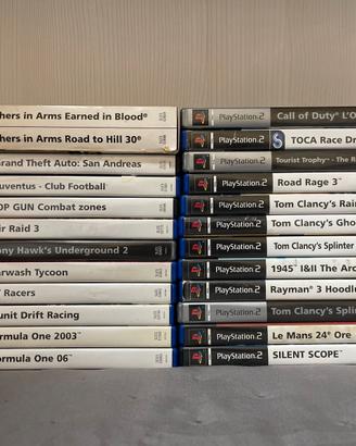 Lotto 24 Giochi PS2-GTA San Andreas, Rayman 3 ecc